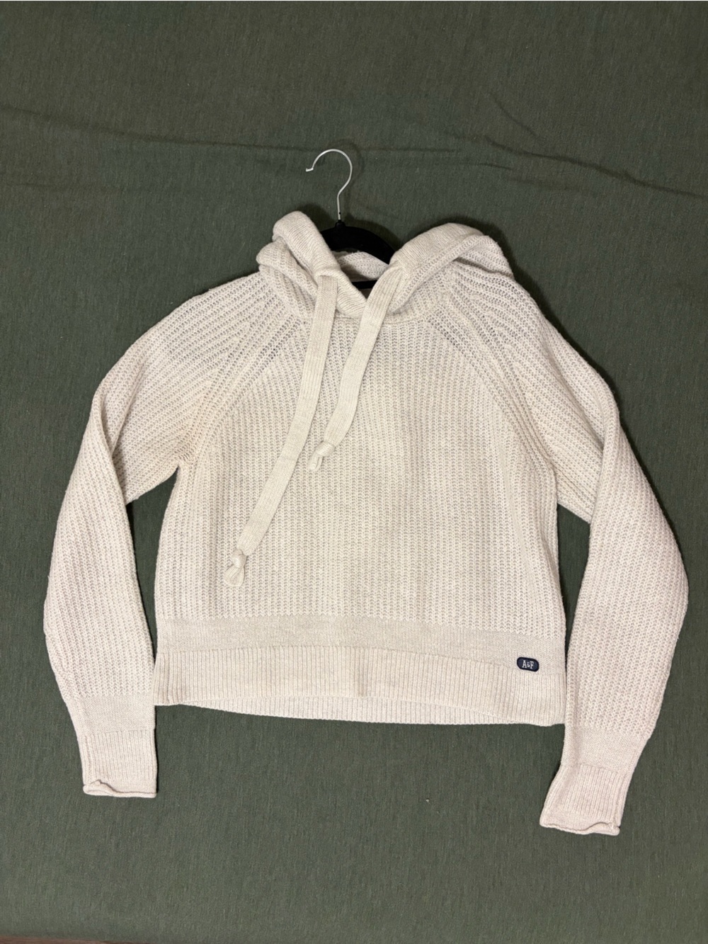 ABERCROMBIE & FITCH - women's size small knit sweater hoodie.